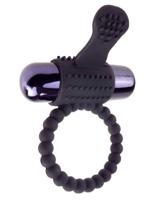 Черное эрекционное виброкольцо Vibrating Silicone Super Ring - Pipedream - в Жуковском купить с доставкой