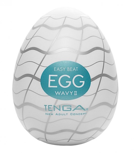 Мастурбатор-яйцо EGG Wavy II - Tenga - в Жуковском купить с доставкой