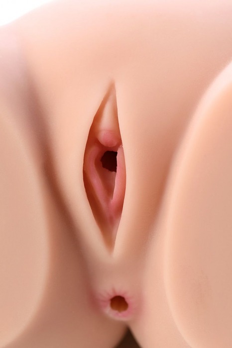 Мастурбатор-полуторс Cherry с вибрацией и двумя любовными тоннелями - KOKOS - в Жуковском купить с доставкой