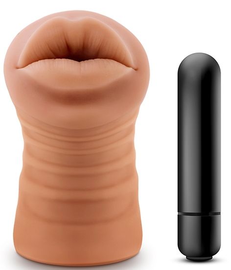 Кофейный мастурбатор-ротик Isabella - Blush Novelties - в Жуковском купить с доставкой
