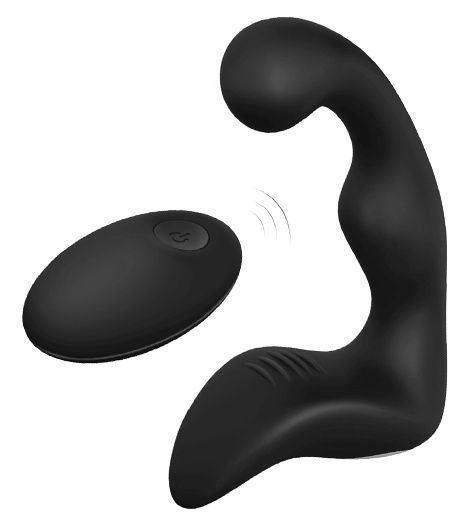 Черный вибромассажер простаты REMOTE BOOTY PLEASER - Dream Toys - в Жуковском купить с доставкой
