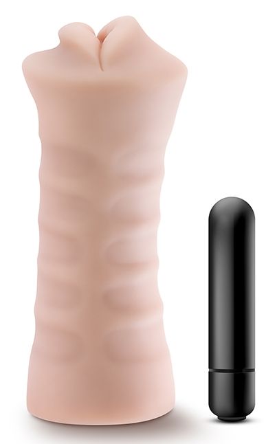 Телесный мастурбатор-ротик Angie - Blush Novelties - в Жуковском купить с доставкой