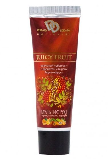Интимный съедобный лубрикант JUICY FRUIT с ароматом фруктов - 30 мл. - БиоМед - купить с доставкой в Жуковском