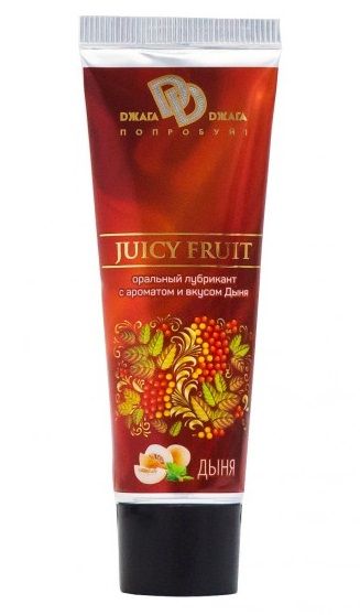 Интимный съедобный лубрикант JUICY FRUIT с ароматом дыни - 30 мл. - БиоМед - купить с доставкой в Жуковском