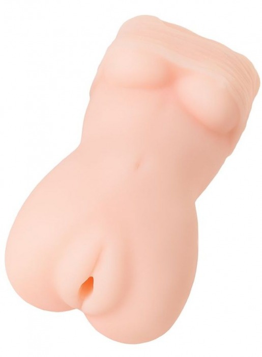 Телесный мастурбатор в виде женской фигурки - Toyfa Basic - в Жуковском купить с доставкой