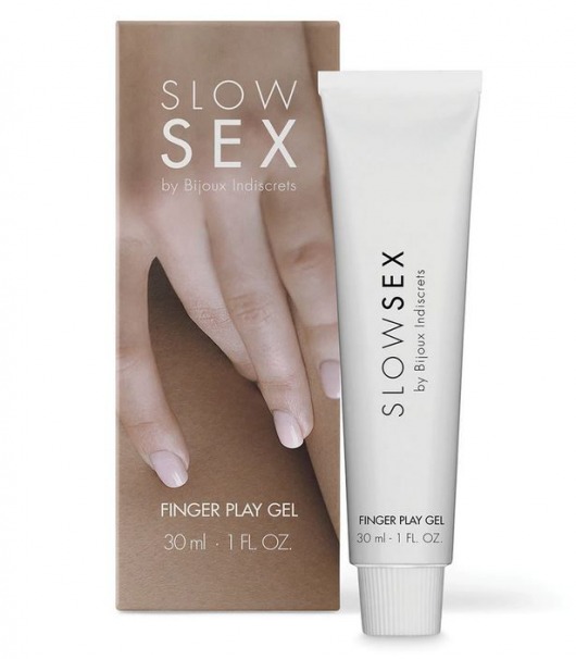 Гель для мастурбации с ароматом кокоса Slow Sex Finger Play Gel - 30 мл. - Bijoux Indiscrets - купить с доставкой в Жуковском