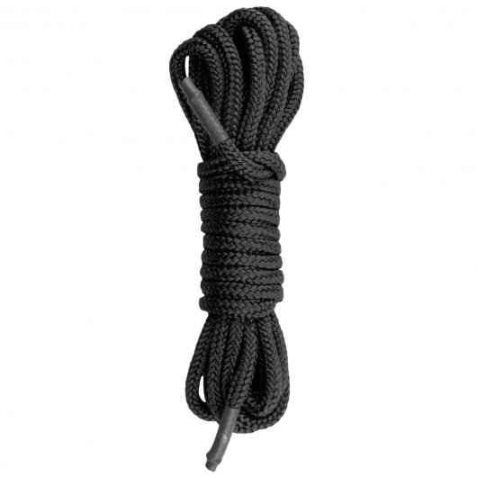Черная веревка для бондажа Easytoys Bondage Rope - 5 м. - Easy toys - купить с доставкой в Жуковском