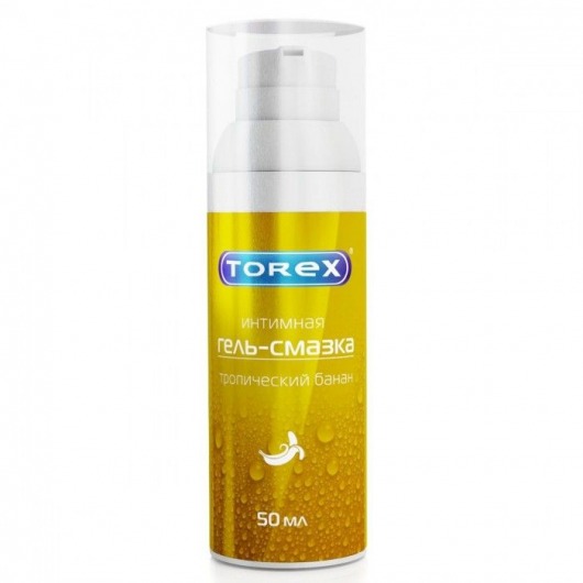 Гель-смазка на водной основе Torex  Тропический банан  - 50 мл. - Torex - купить с доставкой в Жуковском
