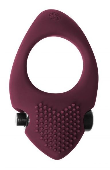 Бордовое эрекционное виброкольцо Pure Passion Sunset - Lola Games - в Жуковском купить с доставкой