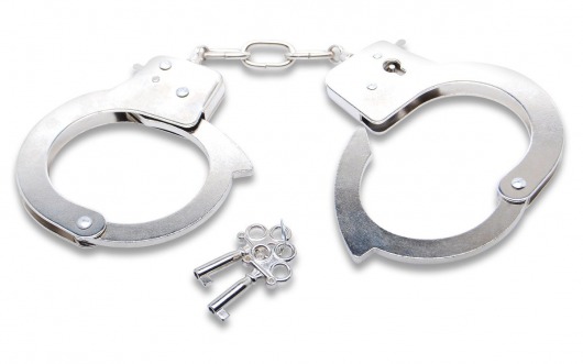 Наручники с ключами Official Handcuffs - Pipedream - купить с доставкой в Жуковском