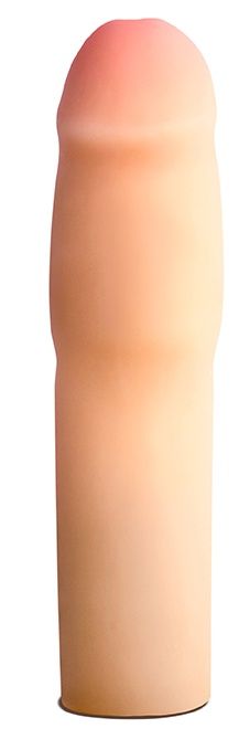Телесная насадка-удлинитель на пенис PERFORMANCE 1.5INCH COCK XTENDER - 16 см. - Blush Novelties - в Жуковском купить с доставкой