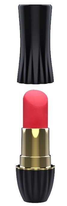 Клиторальный стимулятор-помада LIPSTICK - 9,3 см. - Dream Toys - купить с доставкой в Жуковском