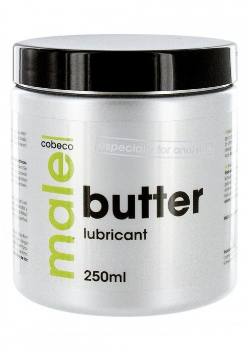 Анальный лубрикант MALE Cobeco Butter Lubricant - 250 мл. - Cobeco - купить с доставкой в Жуковском