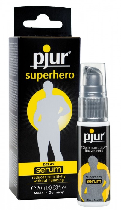 Сыворотка-пролонгатор pjur SUPERHERO Delay Serum - 20 мл. - Pjur - купить с доставкой в Жуковском