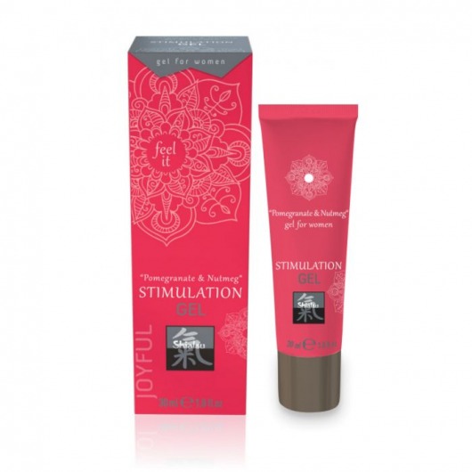 Возбуждающий интимный гель для двоих STIMULATION GEL Pomegranate   Nutmeg - 30 мл. - Shiatsu - купить с доставкой в Жуковском