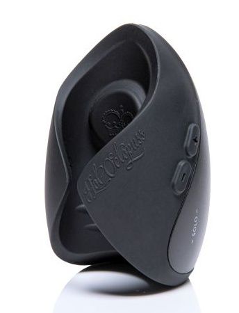 Черный инновационный мужской вибратор PULSE SOLO ESSENTIAL - Hot Octopuss - в Жуковском купить с доставкой