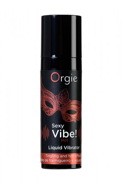 Разогревающий гель для массажа ORGIE Sexy Vibe Hot с эффектом вибрации - 15 мл. - ORGIE - купить с доставкой в Жуковском