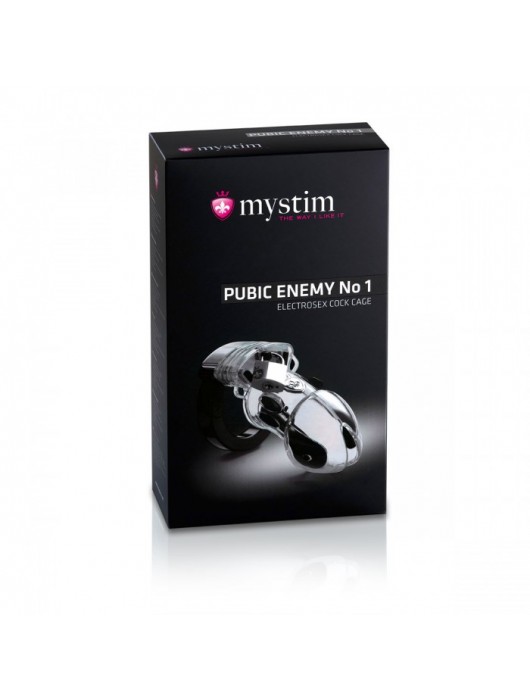 Пояс верности с электростимуляцией Pubic Enemy №1 - MyStim - купить с доставкой в Жуковском