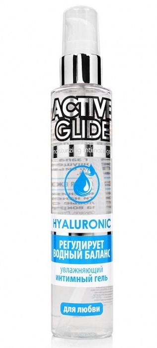 Увлажняющий интимный гель Active Glide Hyaluronic - 100 гр. - Биоритм - купить с доставкой в Жуковском