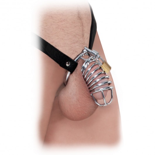Кольцо верности Extreme Chastity Belt с фиксацией головки - Pipedream - купить с доставкой в Жуковском