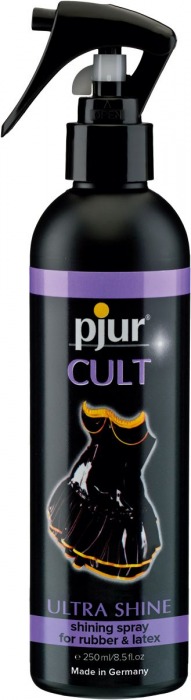 Спрей для ухода за одеждой из латекса pjur CULT Ultra Shine - 250 мл. - Pjur - купить с доставкой в Жуковском