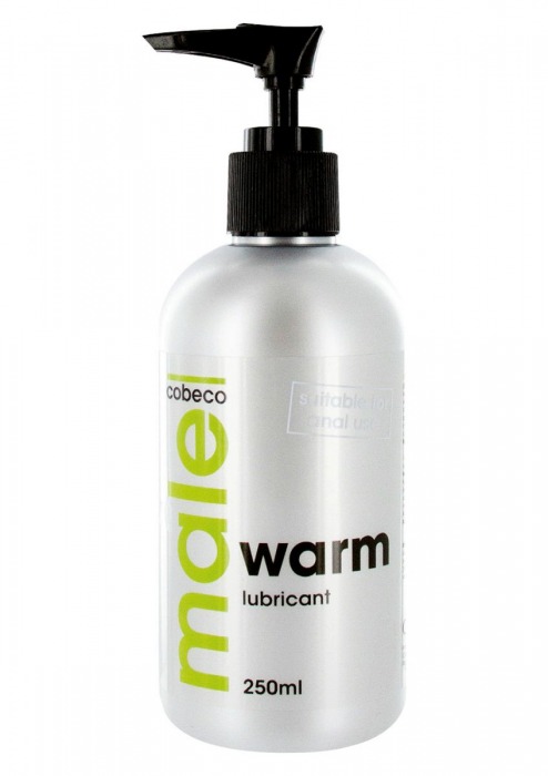 Лубрикант с согревающим эффектом MALE Cobeco Warm Lubricant - 250 мл. - Cobeco - купить с доставкой в Жуковском