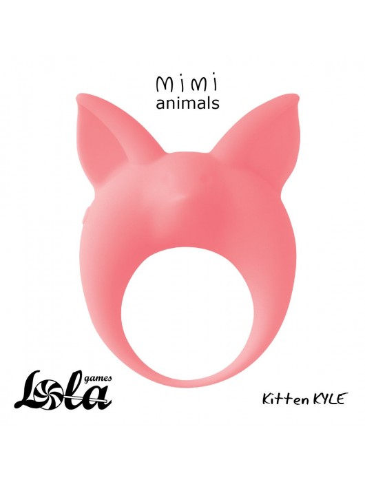 Оранжевое эрекционное кольцо Kitten Kyle - Lola Games - в Жуковском купить с доставкой