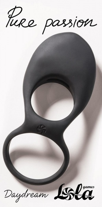 Черное эрекционное виброкольцо Daydream - Lola Games - в Жуковском купить с доставкой