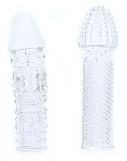 Комплект из 2 прозрачных насадок на пенис PENIS EXTENDER PACK - Dream Toys - в Жуковском купить с доставкой