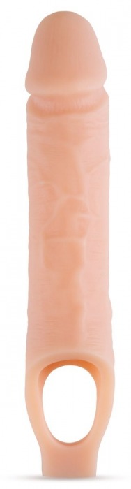 Телесный реалистичный фаллоудлинитель 10 Inch Silicone Cock Sheath Penis Extender - 25,4 см. - Blush Novelties - в Жуковском купить с доставкой