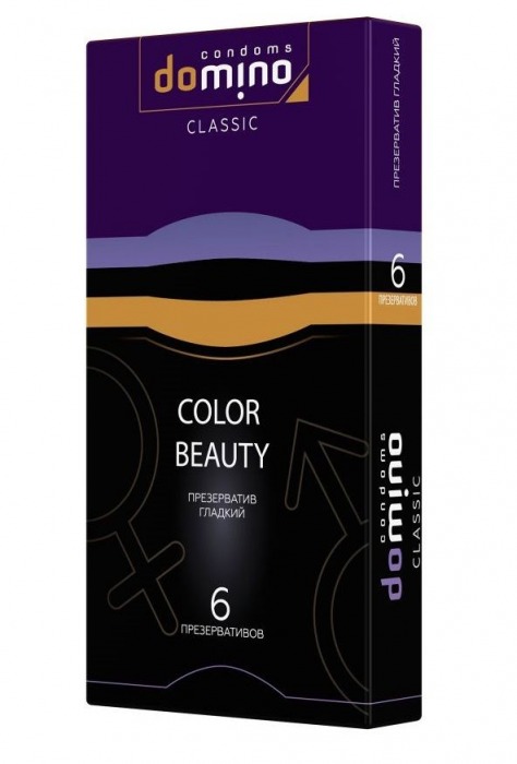Разноцветные презервативы DOMINO Colour Beauty - 6 шт. - Domino - купить с доставкой в Жуковском