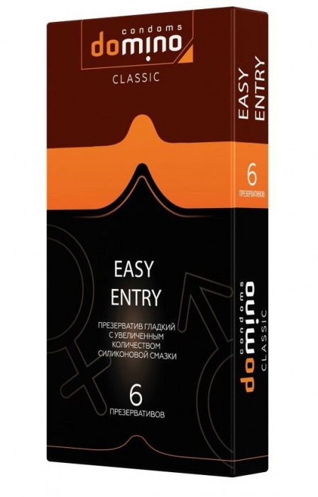 Презервативы с увеличенным количеством смазки DOMINO Easy Entry - 6 шт. - Domino - купить с доставкой в Жуковском
