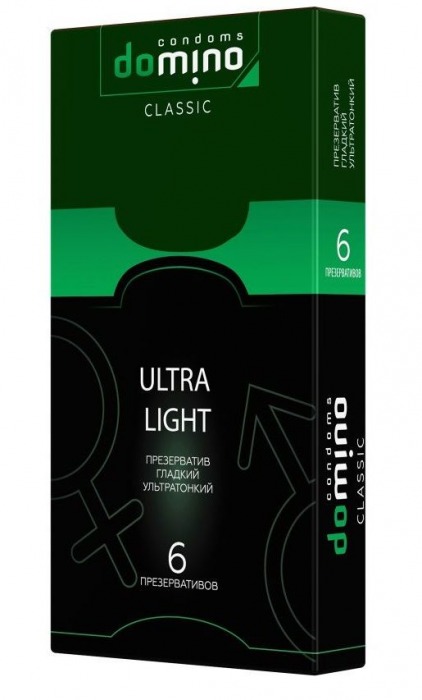 Супертонкие презервативы DOMINO Ultra Light - 6 шт. - Domino - купить с доставкой в Жуковском