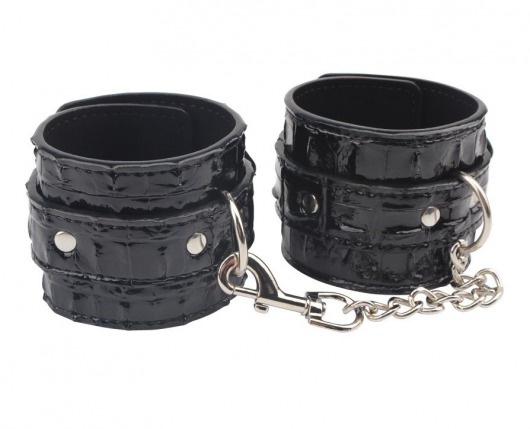 Черные наручники Surrender Wrist Restraints - Chisa - купить с доставкой в Жуковском