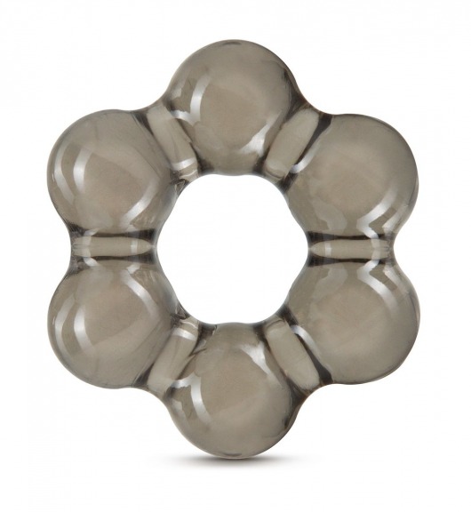Дымчатое эрекционное кольцо Stay Hard Thick Bead Cock Ring - Blush Novelties - в Жуковском купить с доставкой