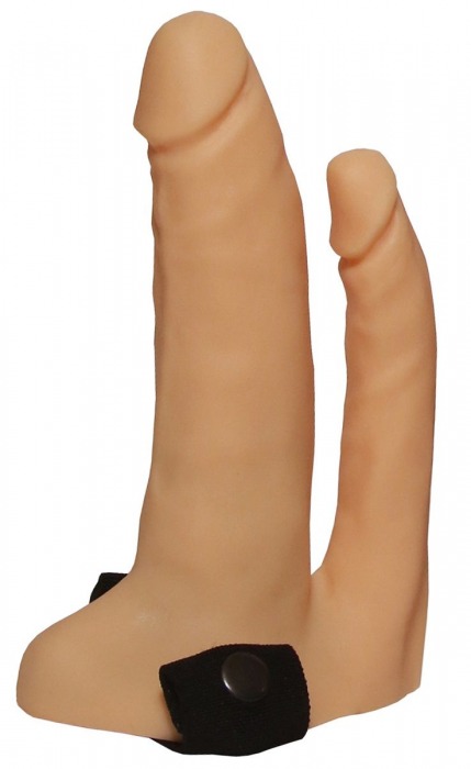 Анально-вагинальный фаллопротез №8 на резинке - 14 см. - Джага-Джага - купить с доставкой в Жуковском