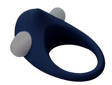 Гладкое синее эрекционное виброкольцо STIMU RING - Dream Toys - в Жуковском купить с доставкой