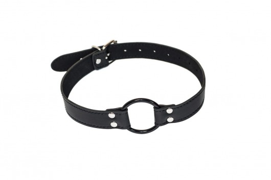 Черный кляп-кольцо Modesty - Lola Games - купить с доставкой в Жуковском