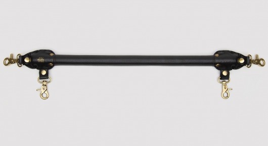Черная распорка для ног Bound to You Faux Leather Spreader Bar - 50,8 см. - Fifty Shades of Grey - купить с доставкой в Жуковском