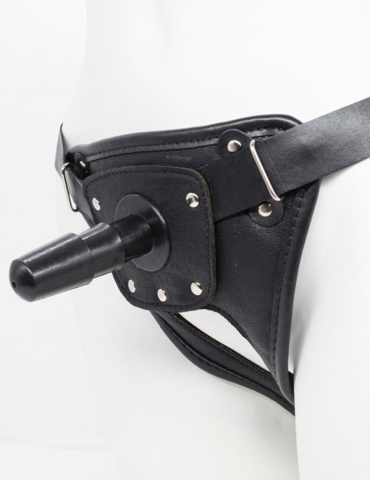 Черный пояс для насадок CLASS STRAP Restyling - LOVETOY (А-Полимер) - купить с доставкой в Жуковском