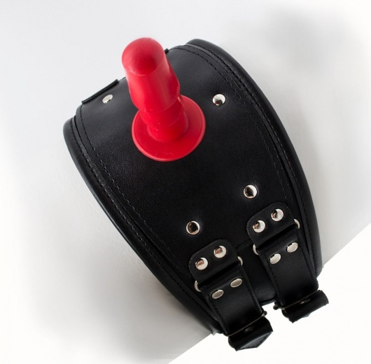 Черный пояс на бедро  Люкс  с телесной насадкой - LOVETOY (А-Полимер) - купить с доставкой в Жуковском