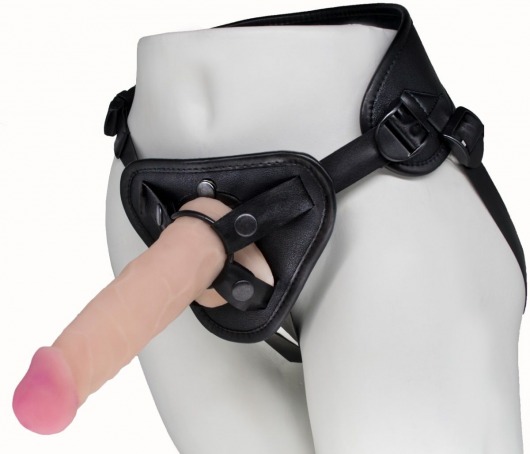 Пояс харнесс BEST UNI strap с 2 сменными насадками - 18,5 и 16 см. - LOVETOY (А-Полимер) - купить с доставкой в Жуковском