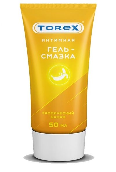 Смазка на водной основе TOREX  Тропический банан  - 50 мл. - Torex - купить с доставкой в Жуковском