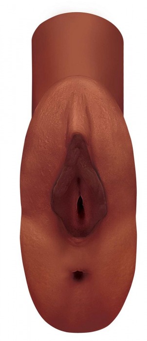 Коричневый мастурбатор Perfect Pussy Double Stroker - Pipedream - в Жуковском купить с доставкой
