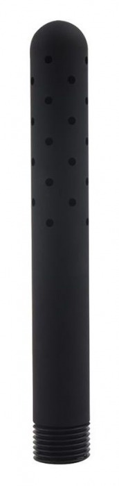 Черная насадка для анального душа ANAL DOUCHE - 15 см. - Dream Toys - купить с доставкой в Жуковском
