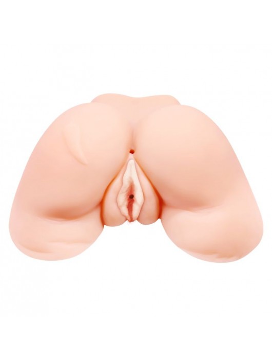 Телесная вибровагина Julie с 2 рабочими отверстиями - Baile - в Жуковском купить с доставкой