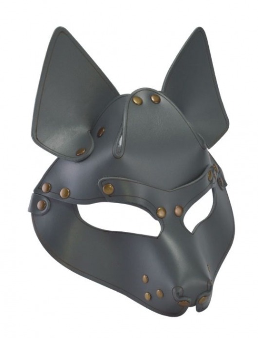 Серая маска Wolf с клепками - Sitabella - купить с доставкой в Жуковском