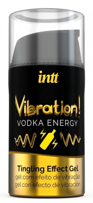 Жидкий интимный гель с эффектом вибрации Vibration! Vodka Energy - 15 мл. - INTT - купить с доставкой в Жуковском