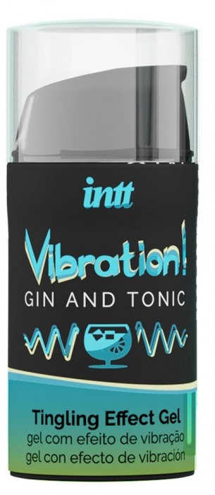 Жидкий интимный гель с эффектом вибрации Vibration! Gin   Tonic - 15 мл. - INTT - купить с доставкой в Жуковском