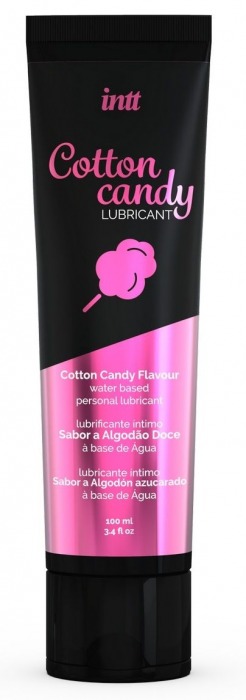 Интимный гель на водной основе Cotton Candy Lubricant - 100 мл. - INTT - купить с доставкой в Жуковском